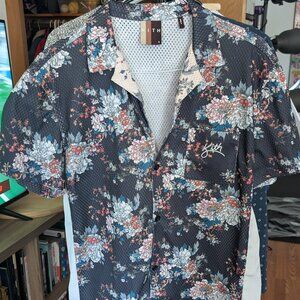 Kith Floral Short Sleeve Button Down Size S